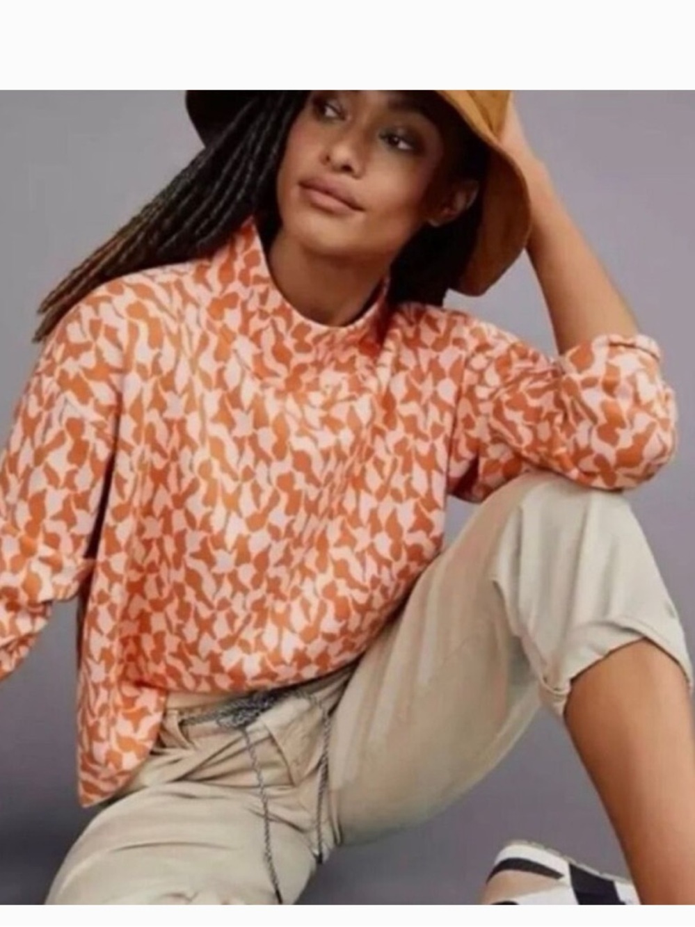 Anthropologie Maeve Carys Mock Neck Sweater 1X